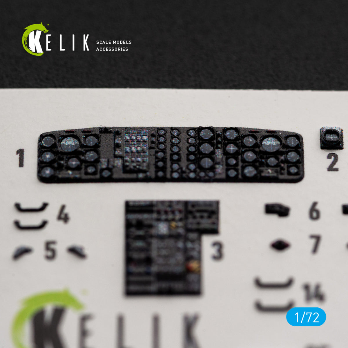 KELIK K72258 Sikorsky CH-54 A Tarhe - Interior 3D Decals (for ICM Kits) 1/72 – zdjęcie 5