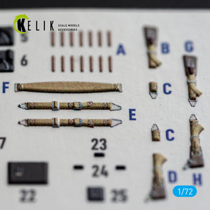 KELIK K72259 Junkers Ju-87 B/R Stuka - Interior 3D Decals (for Airfix Kits) 1/72 – zdjęcie 6