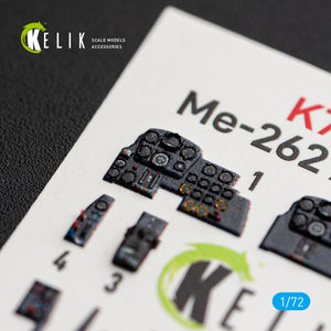 KELIK K72260 Messerschmitt Me-262 A-1 / S-92 - Interior 3D Decals (for Arma Hobby Kits) 1/72 – imagen 6