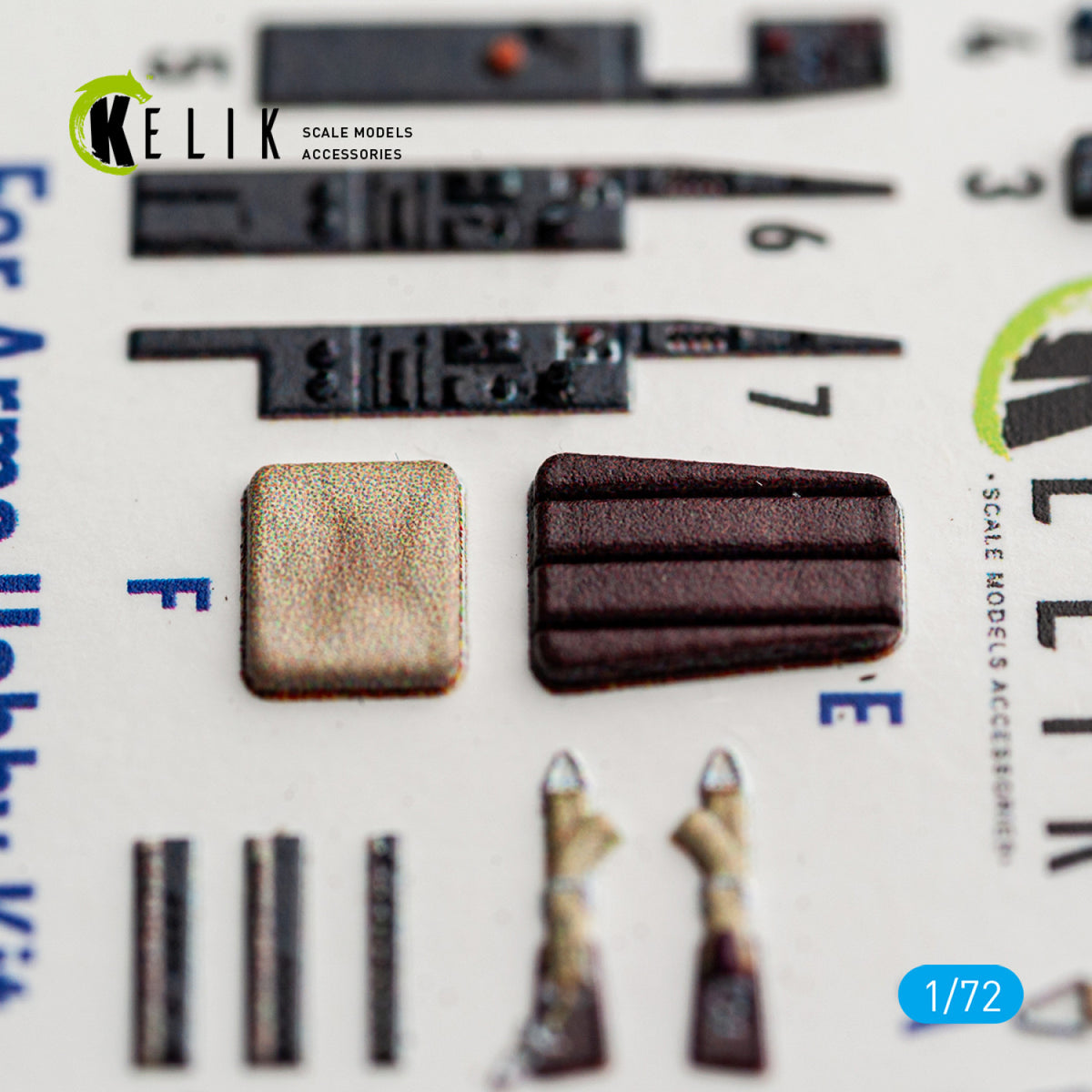KELIK K72260 Messerschmitt Me-262 A-1 / S-92 - Interior 3D Decals (for Arma Hobby Kits) 1/72 – imagen 8
