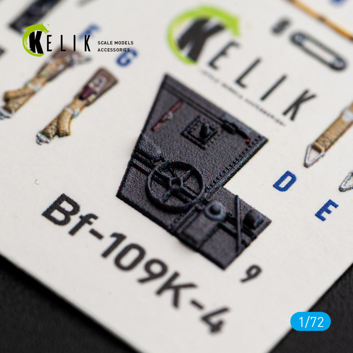 KELIK K72261 Messerschmitt Bf-109 K-4 - Interior 3D Decals (for Eduard Kits) 1/72 – Bild 6