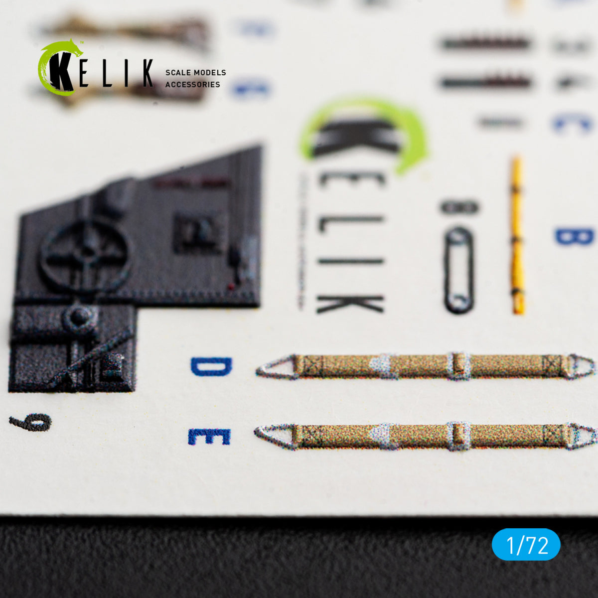 KELIK K72261 Messerschmitt Bf-109 K-4 - Interior 3D Decals (for Eduard Kits) 1/72 – Bild 7