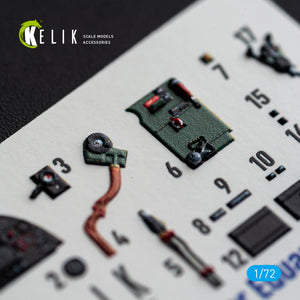KELIK K72262 Supermarine Spitfire Mk.Vb - Interior 3D Decals (for Eduard Kits) 1/72 – image 2