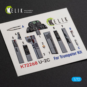 KELIK K72268 Lockheed U-2 C Dragon Lady - Interior 3D Decals (for Hobby Boss Kits) 1/72 – Bild 3
