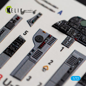 KELIK K72268 Lockheed U-2 C Dragon Lady - Interior 3D Decals (for Hobby Boss Kits) 1/72 – Bild 4