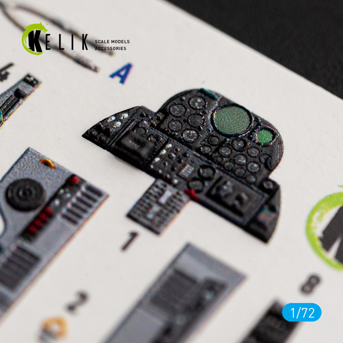 KELIK K72268 Lockheed U-2 C Dragon Lady - Interior 3D Decals (for Hobby Boss Kits) 1/72 – Bild 5