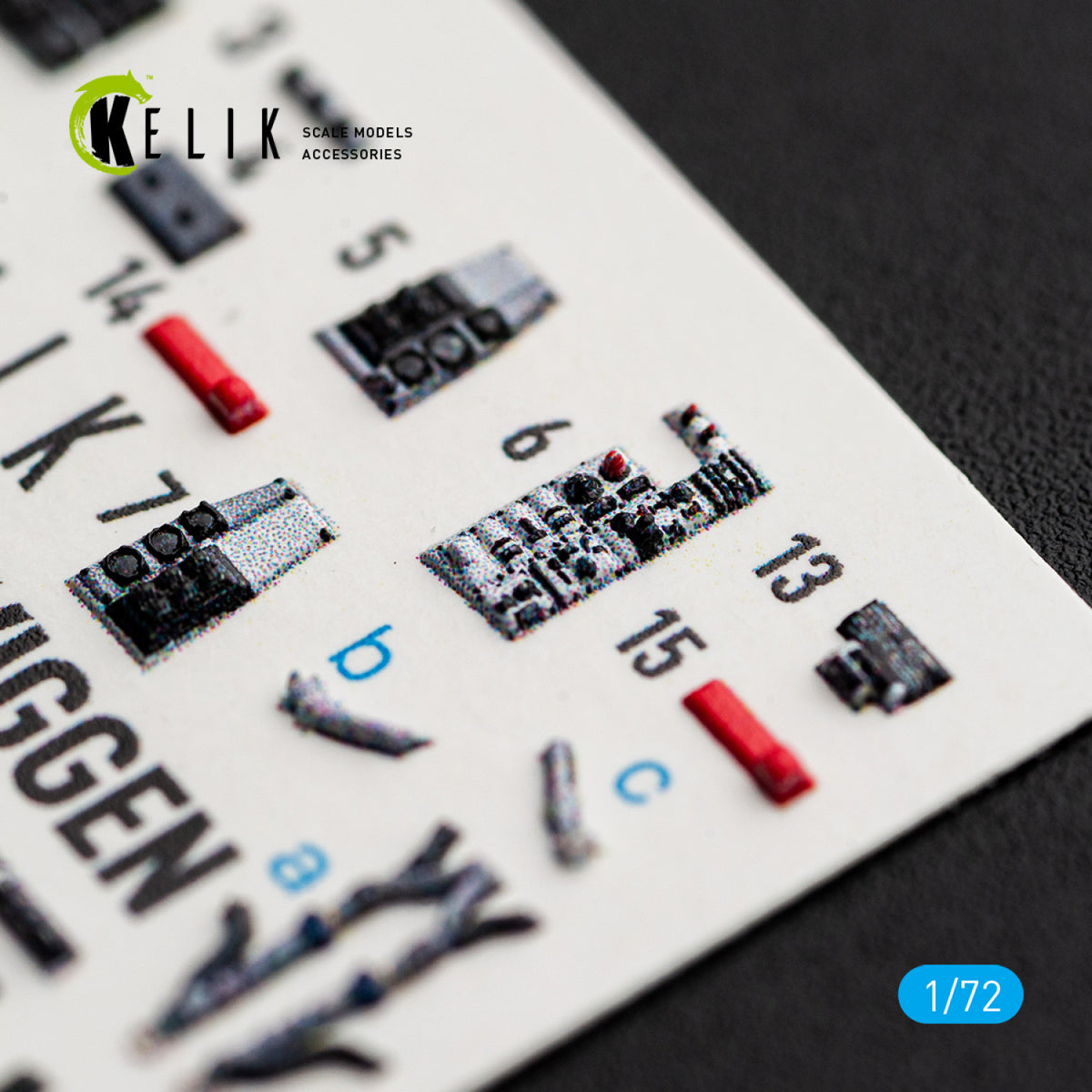 KELIK K72273 Saab SF-37 Viggen - Interior 3D Decals (for Special Hobby Kits) 1/72 – immagine 7