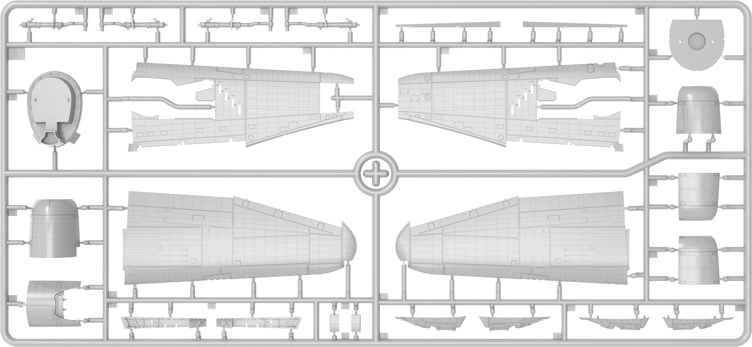 MiniArt 48042 P-47M Thunderbolt Dorsal Fin Advanced Kit 1/48 – Bild 13