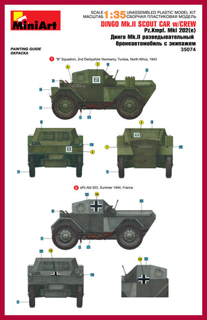 MiniArt 35074 DINGO Mk.II VOITURE DE RECONNAISSANCE avec ÉQUIPAGE (1/35) – image 25