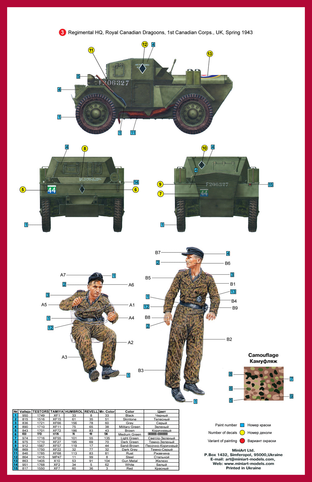 MiniArt 35074 DINGO Mk.II VOITURE DE RECONNAISSANCE avec ÉQUIPAGE (1/35) – image 26