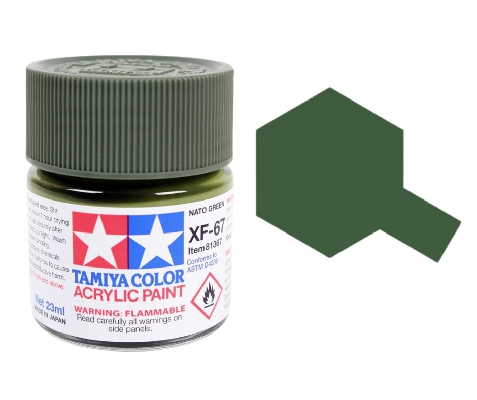 Tamiya 81367 Acryl XF-67 NATO Green 23ml