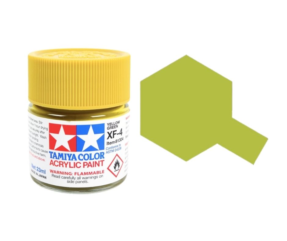 Tamiya 81304 Acryl XF-4 Yellow Green 23ml