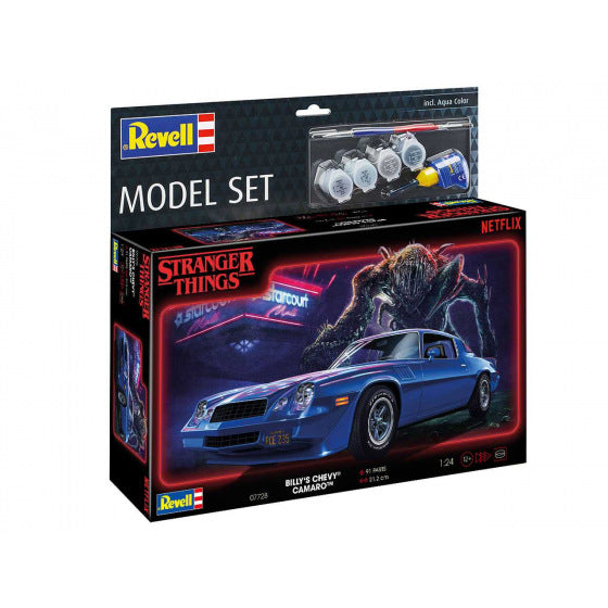 Revell 67728 Chevy Camaro Z/28 - Maquette Stranger Things à l&amp;#39;échelle 1/24