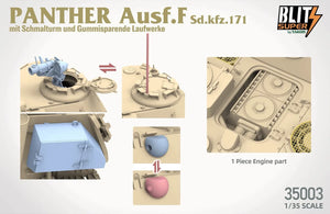 Takom 35003 Panther Ausf. F mit Schmalturm und Gummisparende Laufwerke Sd.kfz. 171 1/35 – image 4