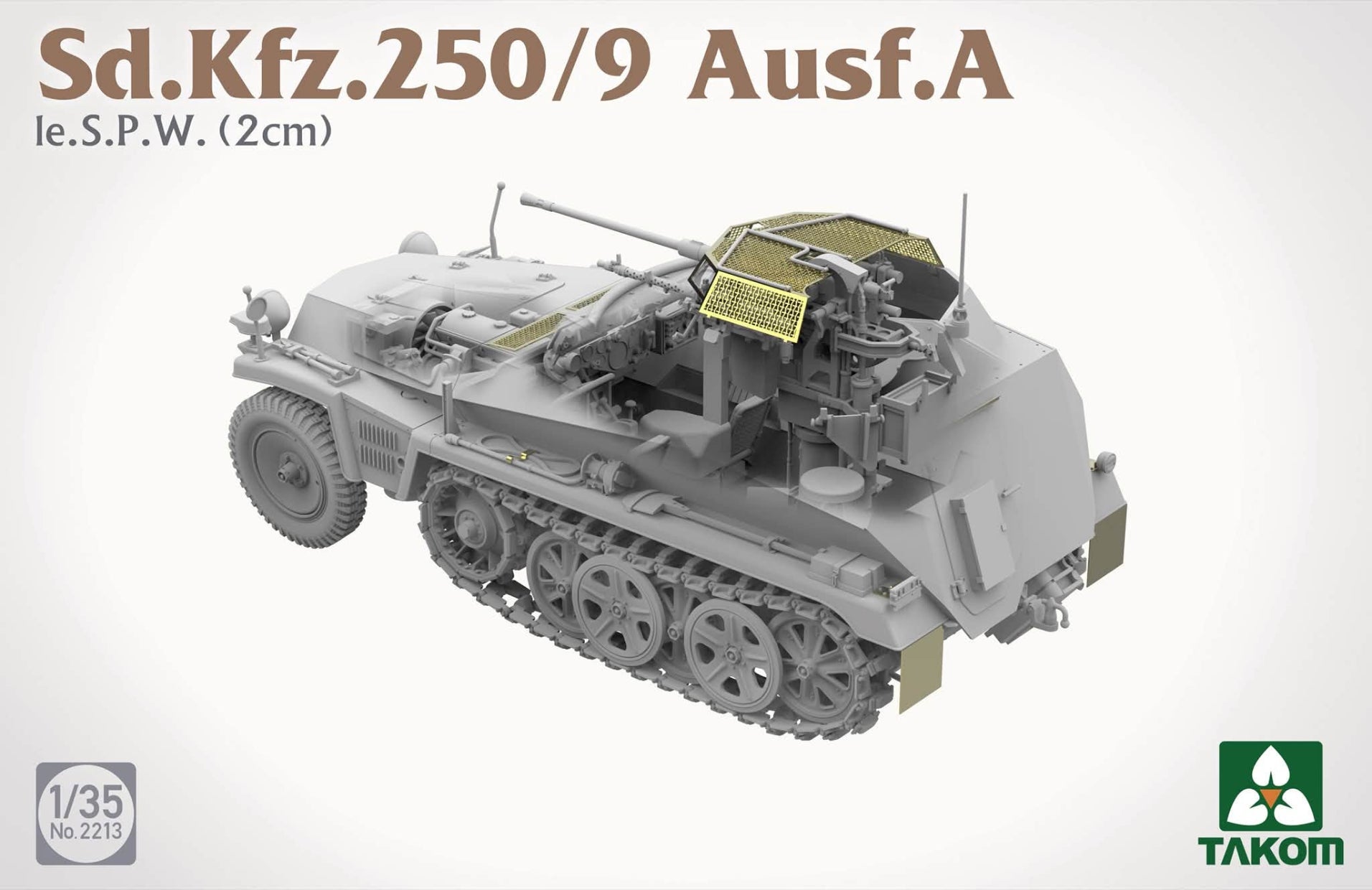 Takom 2213 Sd.Kfz. 250/9 Ausf. A le. S.P.W. (2 cm) 1/35 – Bild 5