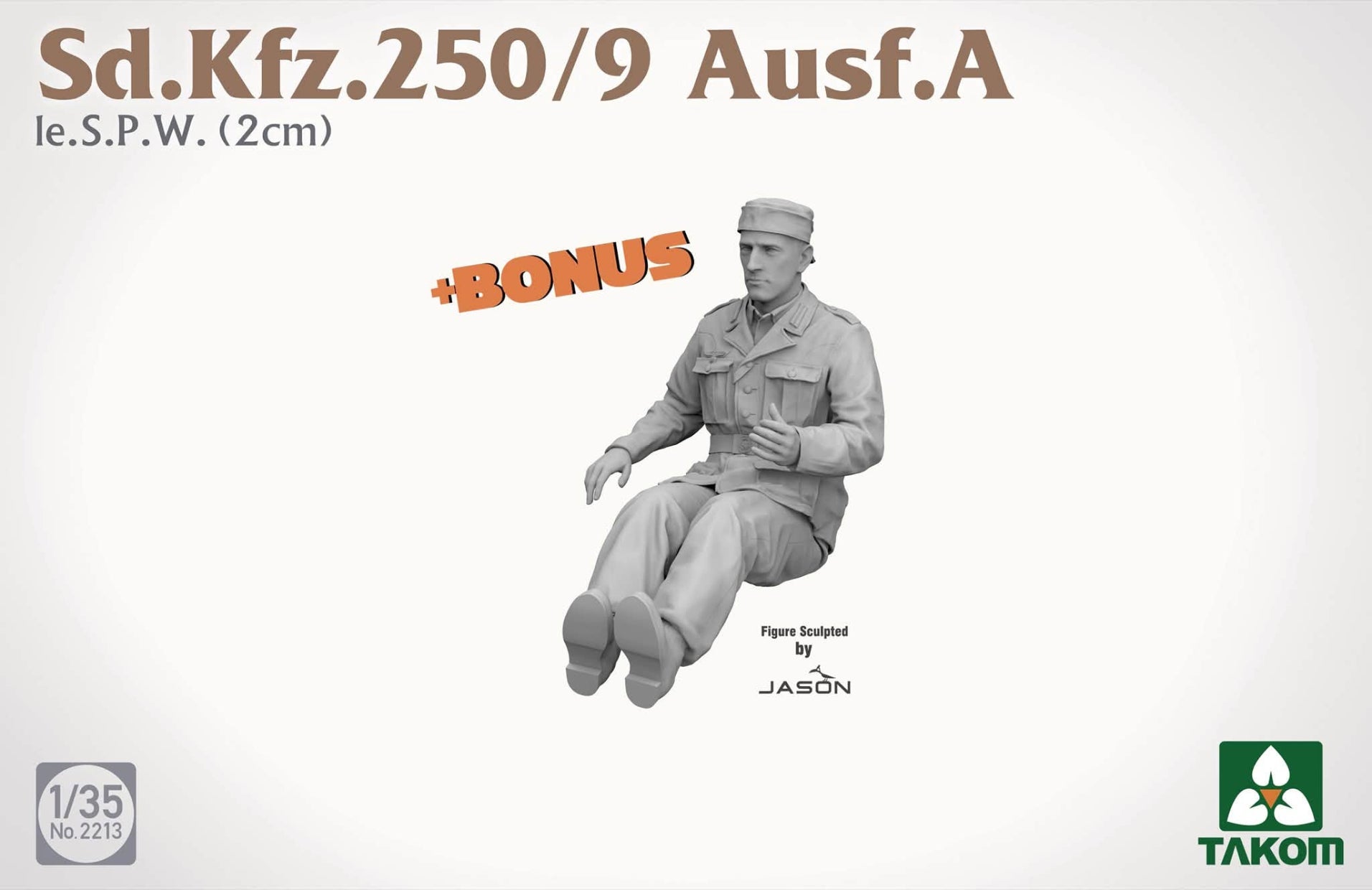 Takom 2213 Sd.Kfz. 250/9 Ausf. A le. S.P.W. (2 cm) 1/35 – Bild 2