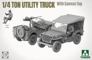Takom 2214 1/4 Ton Utility Truck with Canvas Top 1/35 – image 3