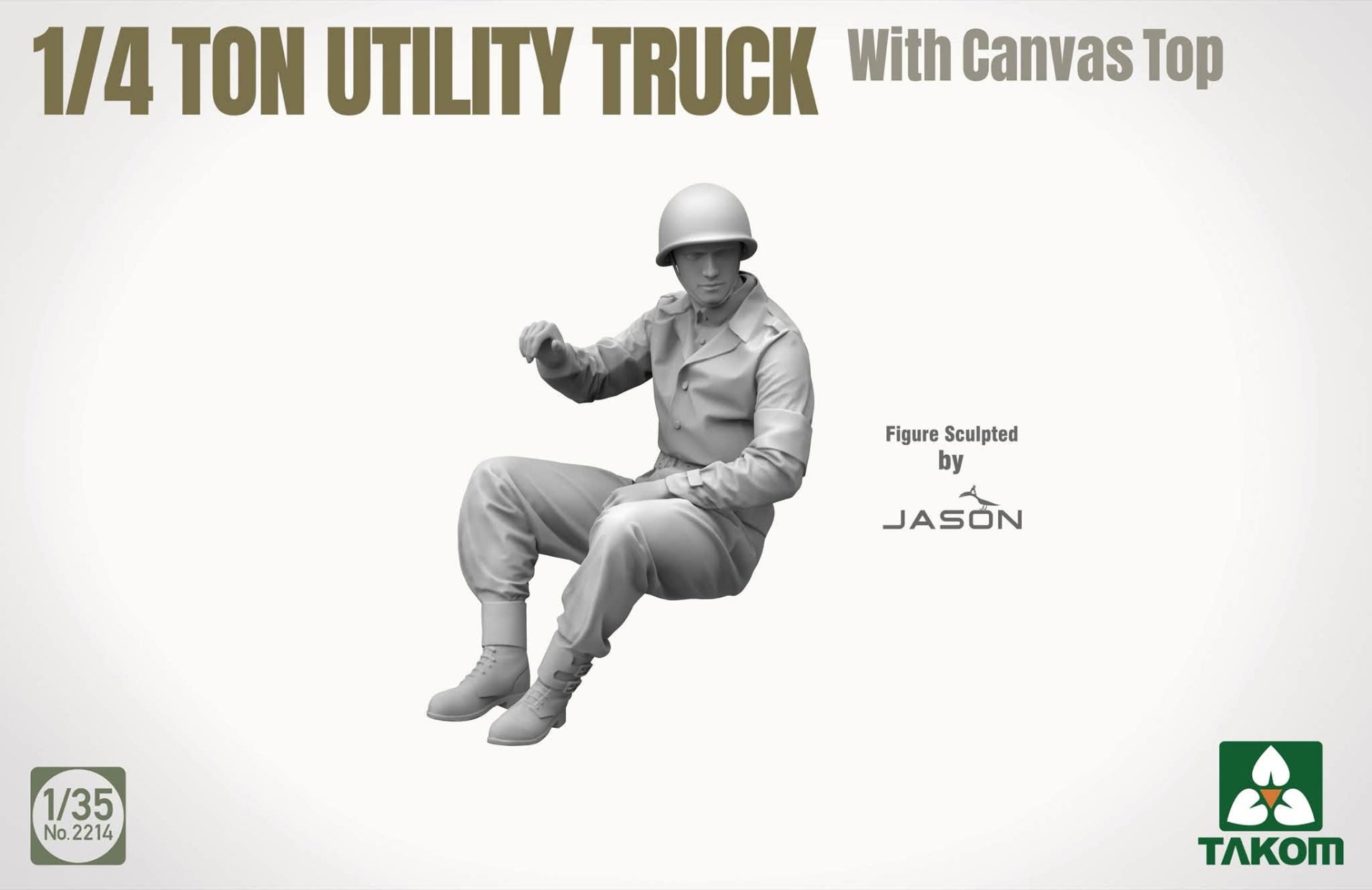 Takom 2214 1/4 Ton Utility Truck with Canvas Top 1/35 – image 2