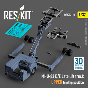 RESKIT RSK32-0011 MHU-83 D/E Late lift truck UPPER loading position (3D Printed model kit) 1/32 – imagen 2