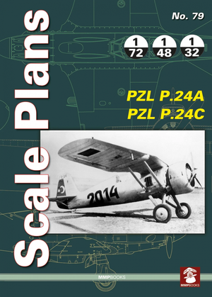 MMP Books 27308 Scale Plans no. 79. PZL P.24A &amp;amp; P.24C EN
