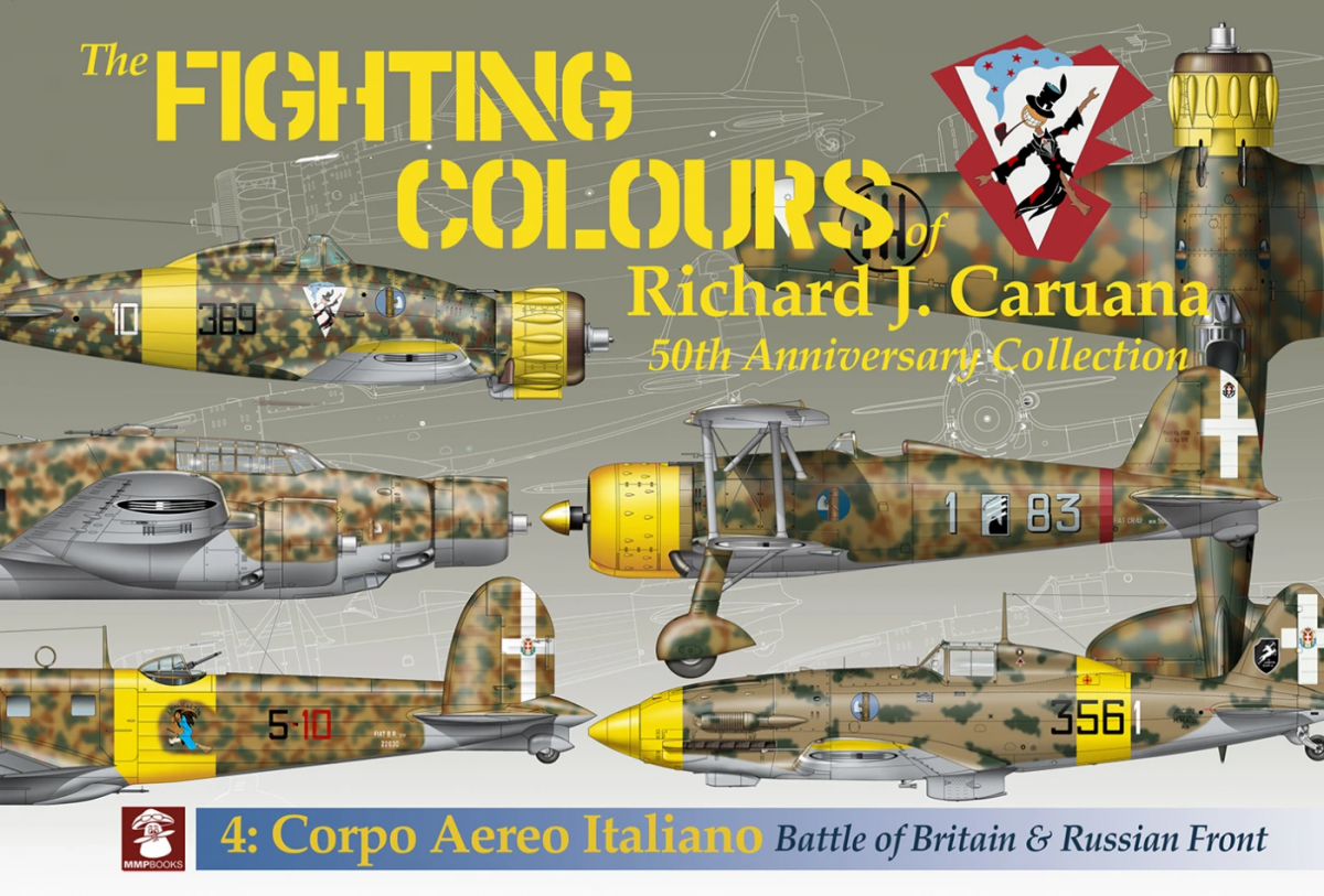 MMP Books 27490 Les couleurs de combat de Richard Caruana n° 4 Corpo Aero Italiano. Bataille d'Angleterre et front russe EN