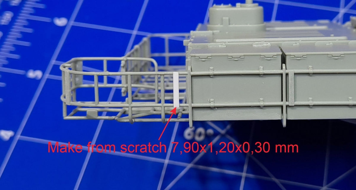 Eureka XXL ER-3575 K2 Black Panther MBT Towing Cables &amp;amp; Holders (Academy) 1/35 – immagine 21