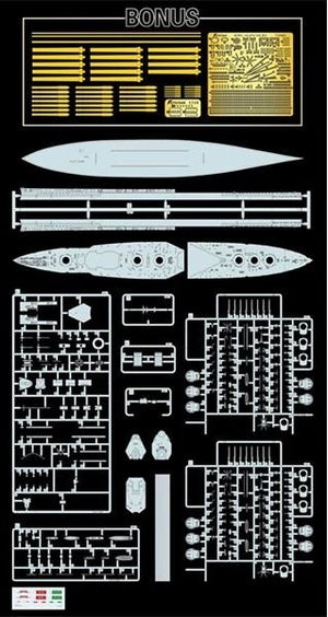 FlyHawk Model FH1310S HMS Agincourt Deluxe Edition 1/700 – imagen 2