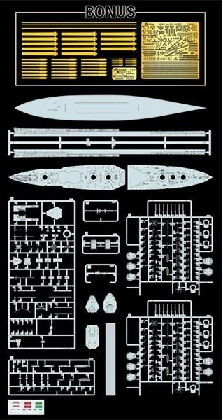 FlyHawk Model FH1310S HMS Agincourt Deluxe Edition 1/700 – imagen 2