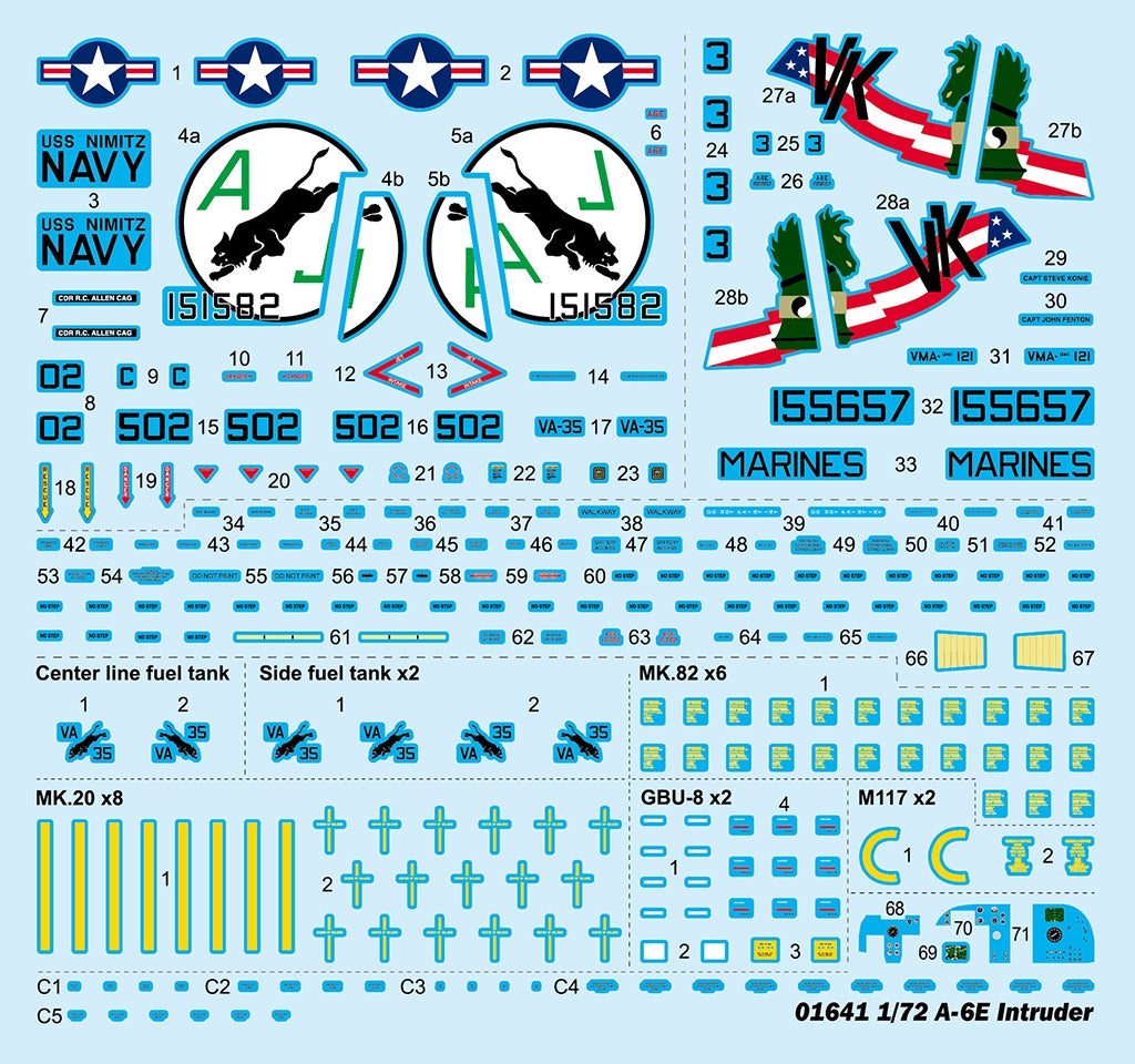 Trumpeter 01641 A-6 E Intruder 1/72 – immagine 6