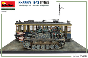 Miniart 36067 Kharkiv 1943: Tram &amp;amp; Stug. III Ausf. G w/Crew. BIG SET 1/35 – Bild 5