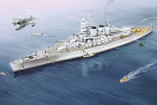 Trumpeter 05779 Italian Navy Battleship RN Vittorio Veneto 1940 1/700 – imagen 3