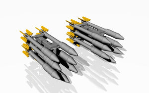 Armory Models ACA4814 S-3K unguided missiles w/ APU-14U launcher rack 1/48 – imagen 5