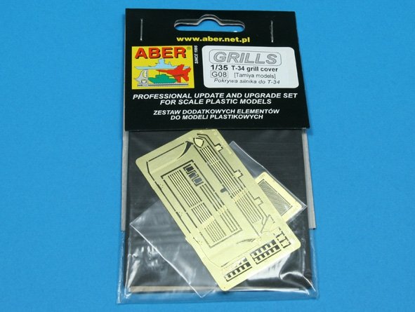 Aber 35G08 Grille covers for russian tank T-34 1/35 – imagen 4