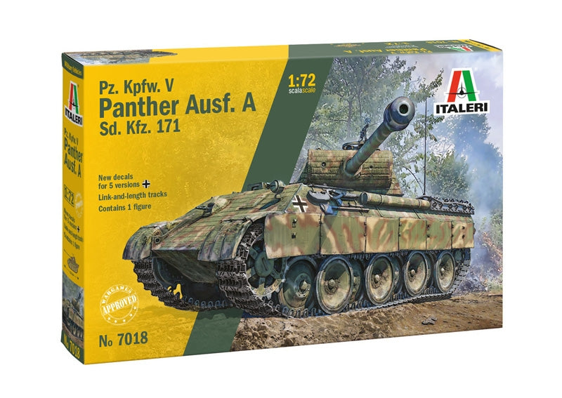 Italeri 7018 Sd.Kfz. 171 Pz.Kpfw. V Panther Ausf. A 1/72 – imagen 2