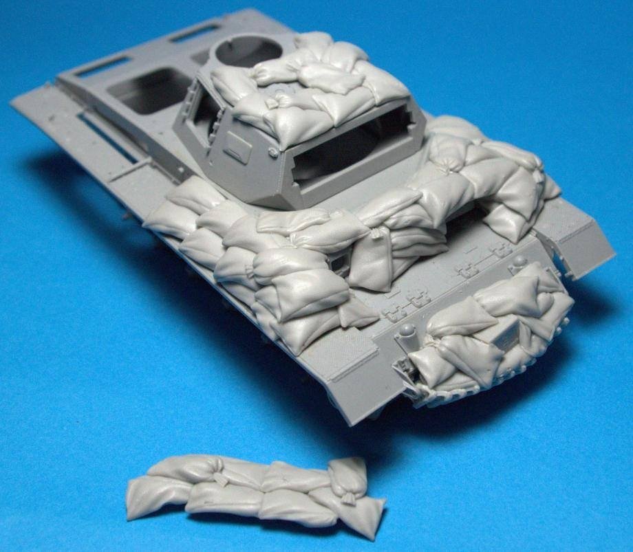 Panzer Art RE35-284 Blindage sable « lourd » pour PzIII (Afrique du Nord) 1/35 – image 3