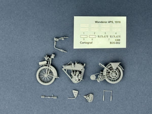 Copper State Models B35-002 Wanderer 4PS 1916 Motorcycle 1/35 – imagen 7