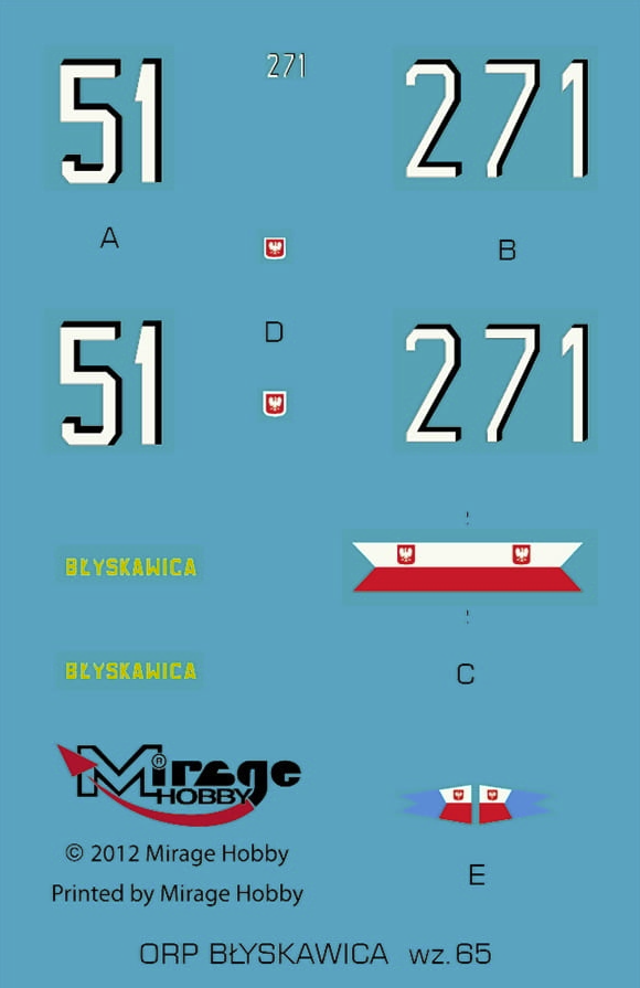 Mirage Hobby 840096 ORP Błyskawica wz.65 Okręt flagowy Marynarki Wojennej PRL MODEL SET 1/400 – imagen 3