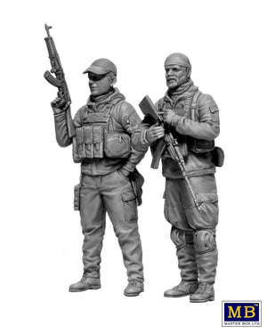 Master Box 35226 Russian-Ukrainian War series, Kit № 4. Territorial Defence Forces of Ukraine. Bucha clean-up from russian marauders and rapists, April 2022 1/35 – zdjęcie 4