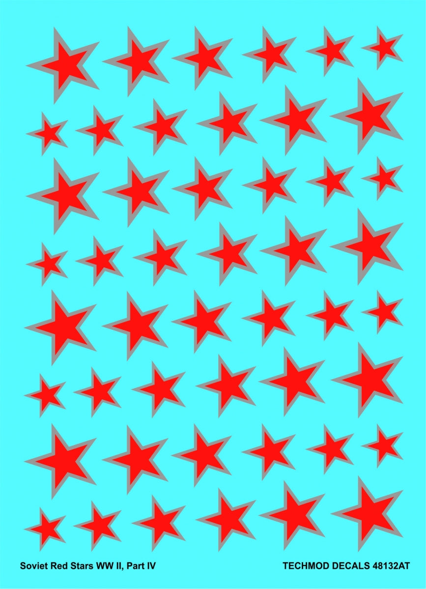 Techmod 48132 Soviet Red Stars 1/48