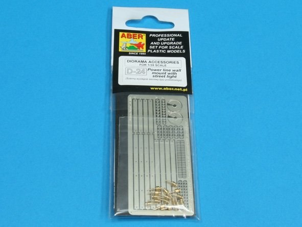 Aber 35D24 Power line wall mount with street light 1/35 – image 3