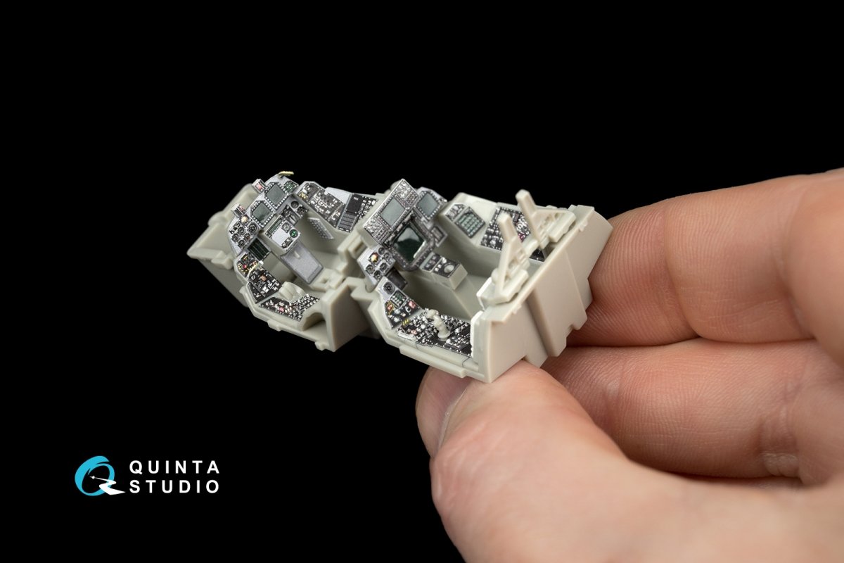 Quinta Studio QD48070 F-14D 3D-Printed &amp;amp; coloured Interior on decal paper (for Tamiya kit) 1/48 – imagen 8