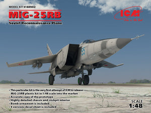 ICM 48902 MiG-25 RB, avion de reconnaissance soviétique (1/48)