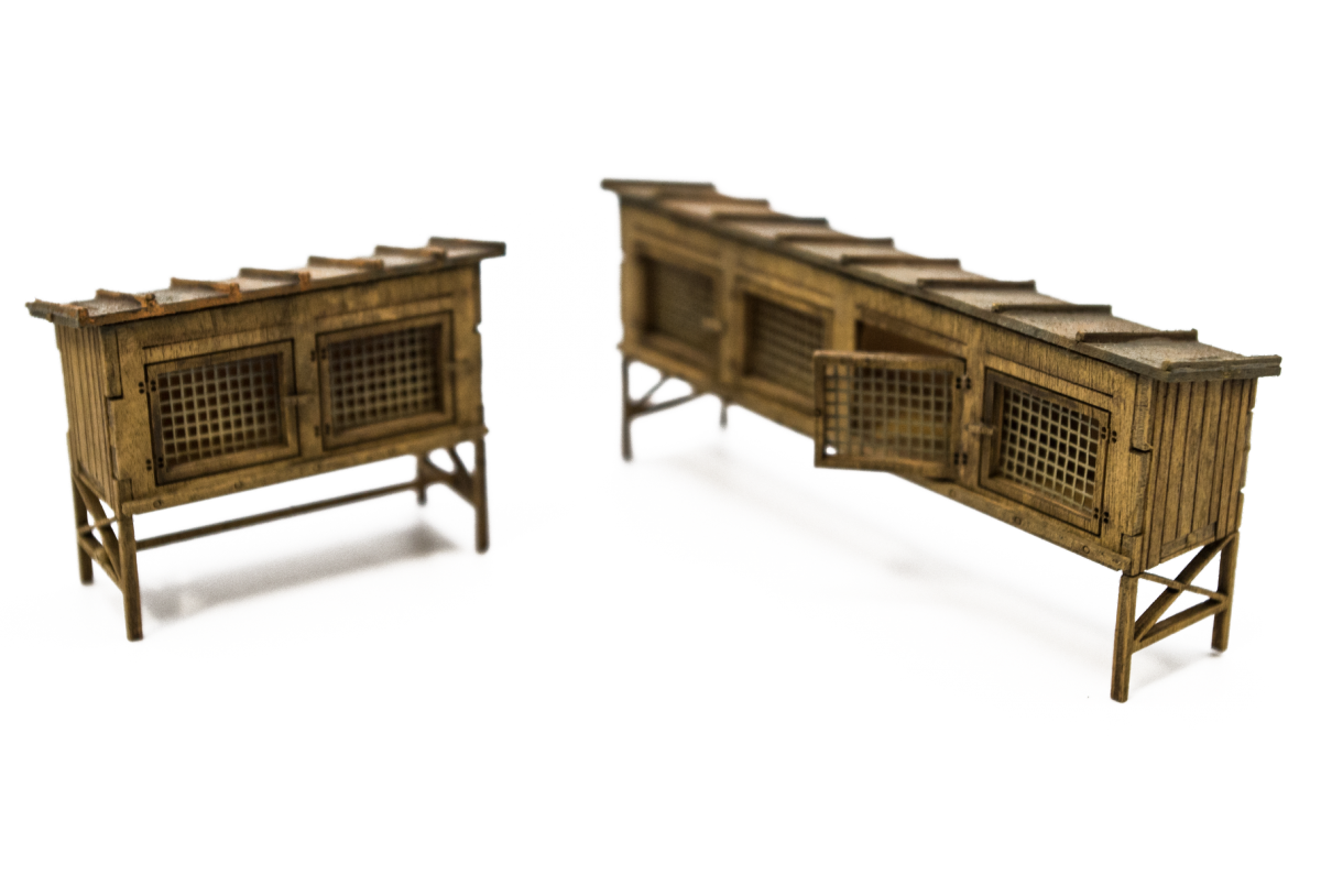 RT-Diorama 35596 Rabbit hutch (2 pieces) 1/35 – image 2