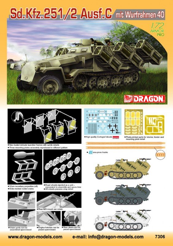 Dragon 7306 Sd.Kfz.251/2 C 1/72 – Bild 2