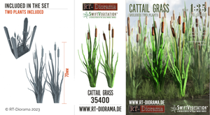RT-Diorama 35400 Cattail Grass 1/35 – imagen 3