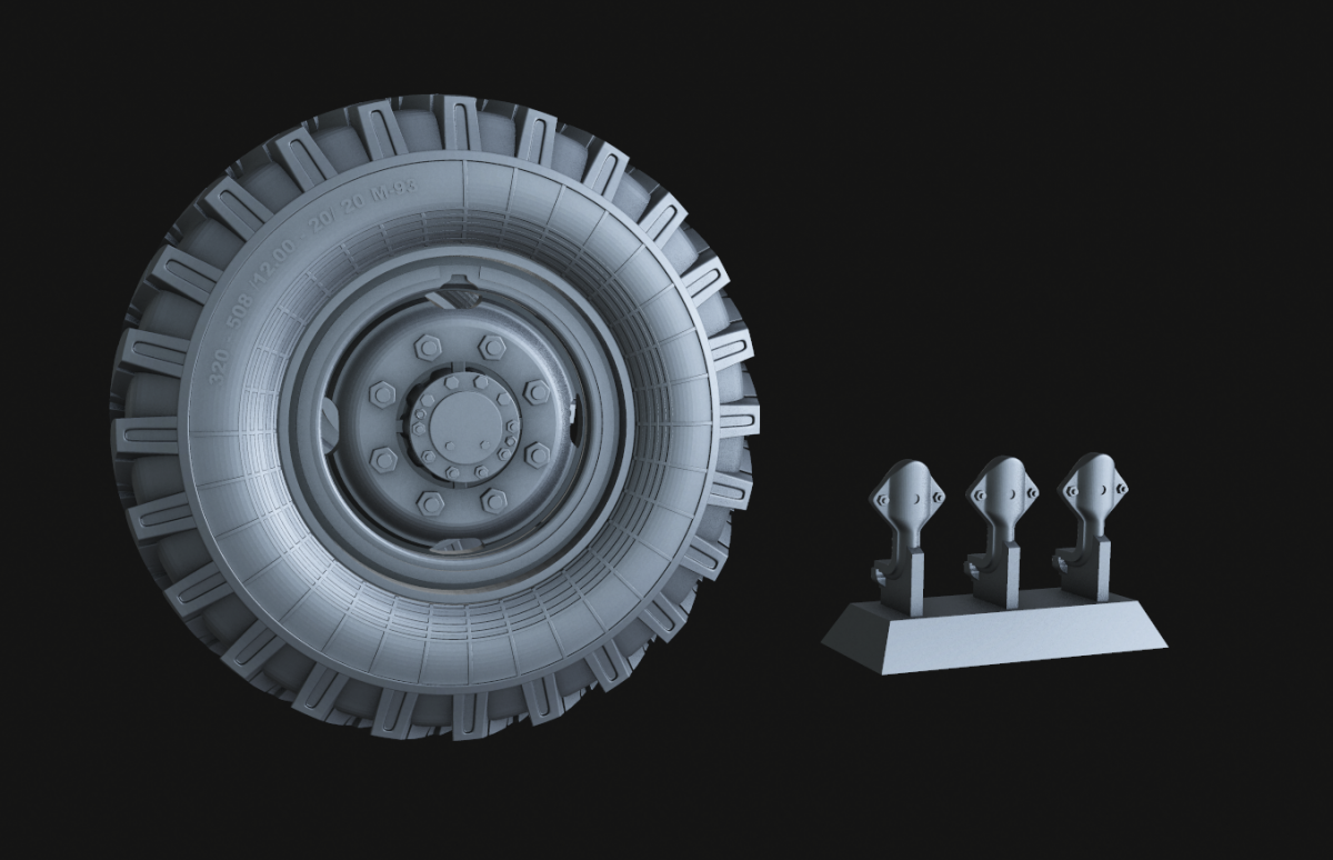 Panzer Art RE35-535 ZiL-131 road wheels 1/35 – imagen 3