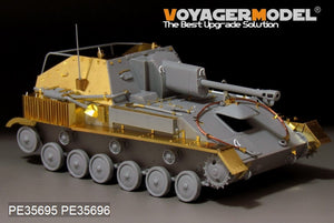 Garde-boues de canon automoteurs russes SU-76 de la Seconde Guerre mondiale, modèle Voyager PE35696, pour MiniArt 35053 au 1/35  – image 2