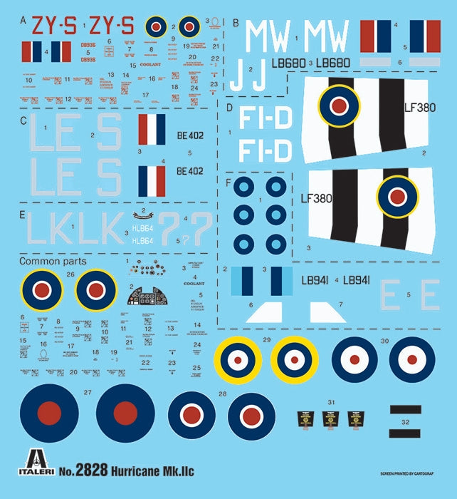 Italeri 2828 Hurricane Mk. IIC 1/48 – imagen 8