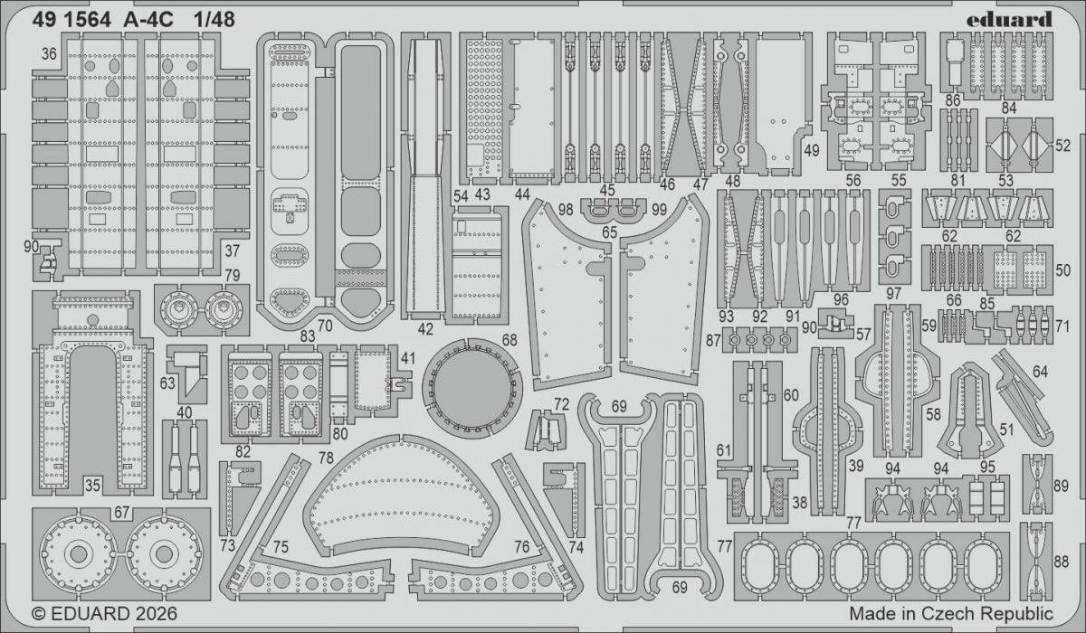 Eduard 491564 A-4C for HOBBY BOSS 1/48
