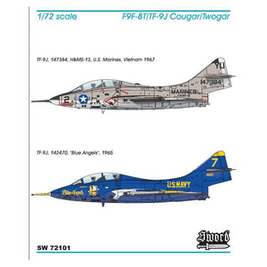 Sword 72101 TF-9J Twogar Vietnam/Blue Angels 1/72 – immagine 2